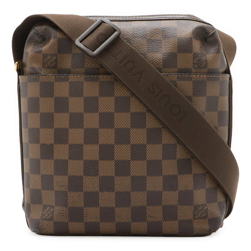 LOUIS VUITTON Authentic Brown Damier Trotter Shoulder Bag - Picture 2 of 10